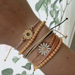 Stacked Wax Bracelets